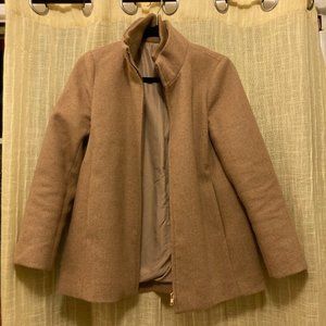 J. Crew City Coat in Tan